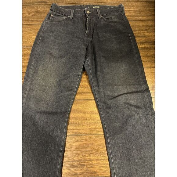 7 For All Mankind Jeans Mens 30x30 Blue Slimmy Slim Straight‎ Stretch Denim - Picture 1 of 8